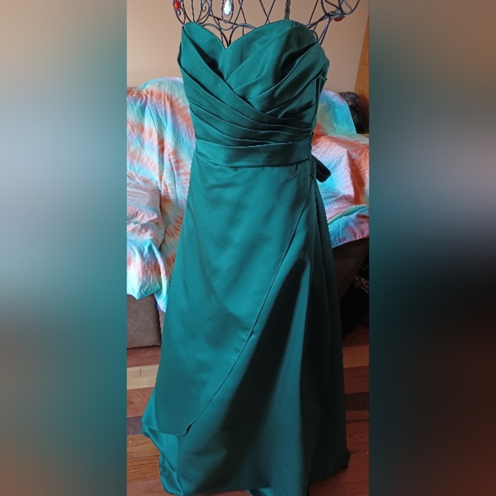 Satin gown